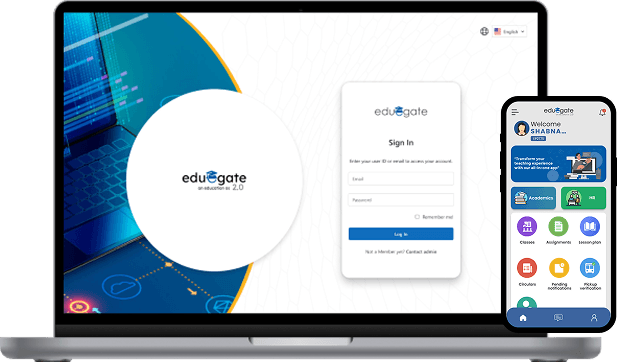 Eduegate ERP Dashboard and App Widgets