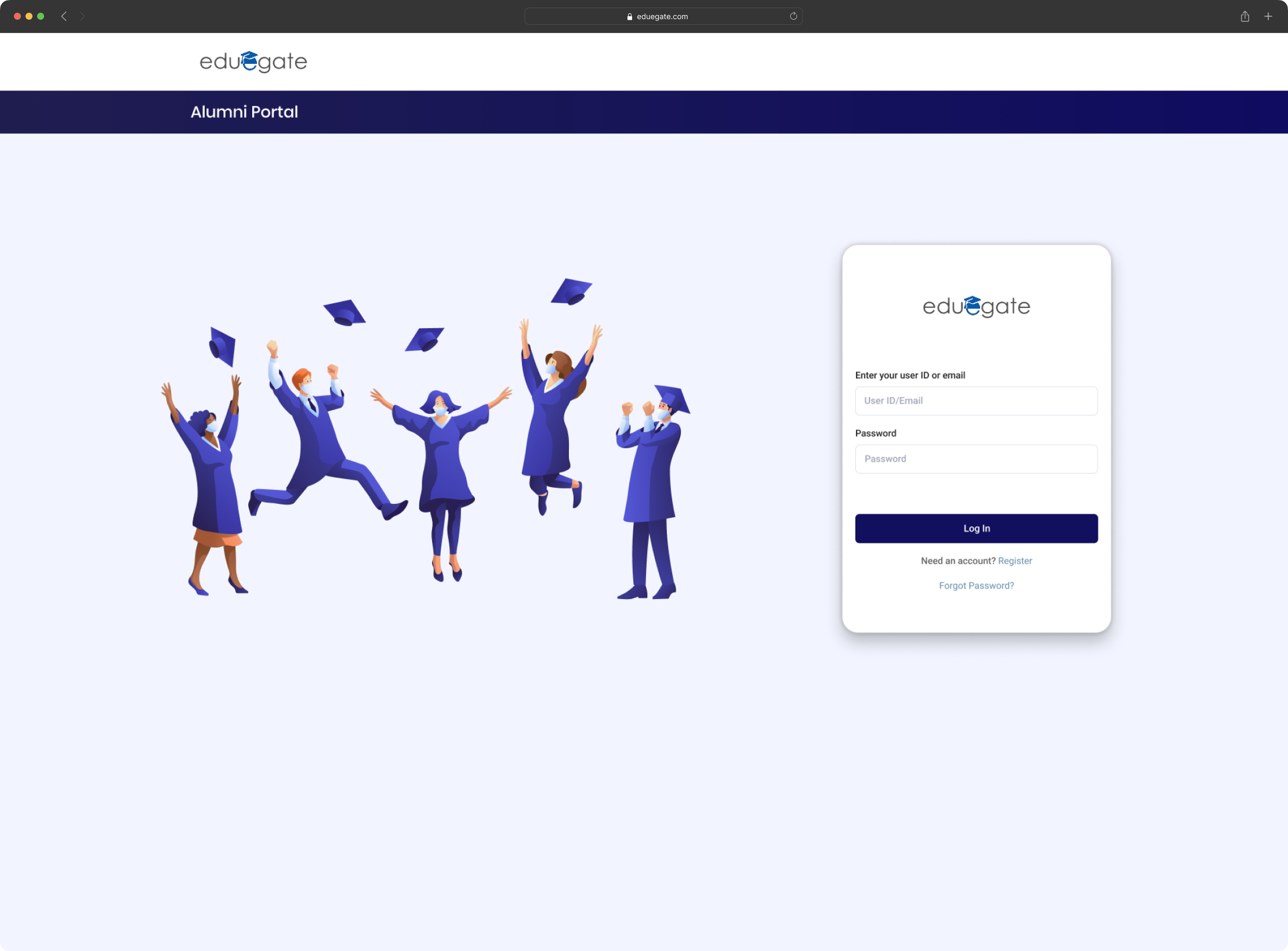 Alumni Portal Dashboard