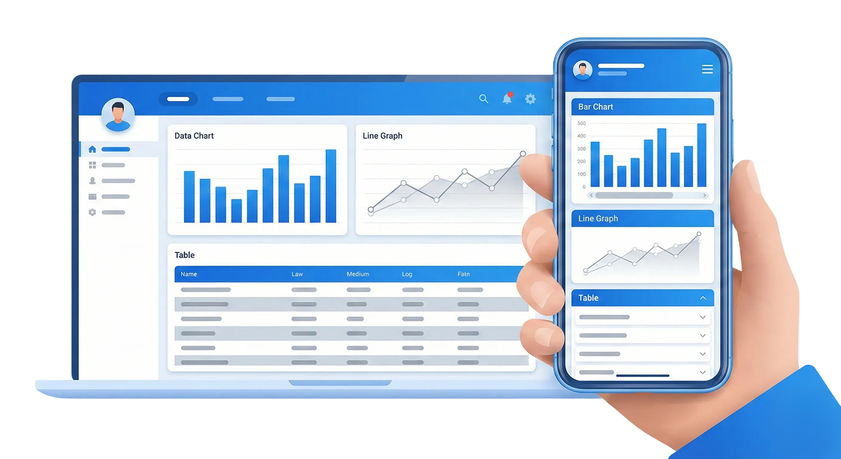 ERP to Mobile Illustration