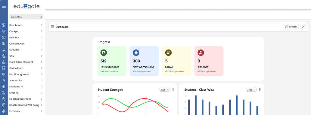 eduêgate OS Dashboard Preview