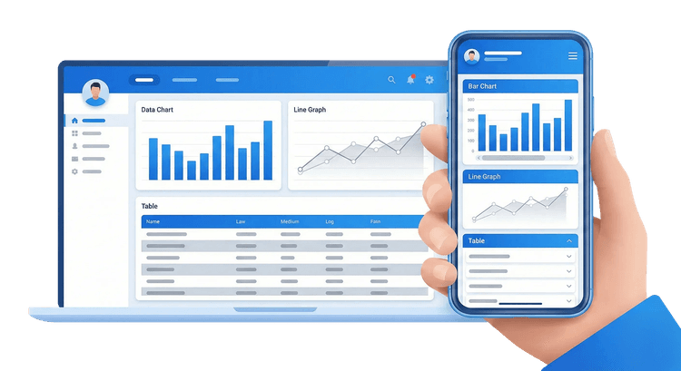 ERP to Mobile Illustration